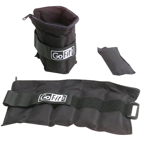 Gofit Ankle Weights (Adjusts from .5lb to 5lbs) GF-5W